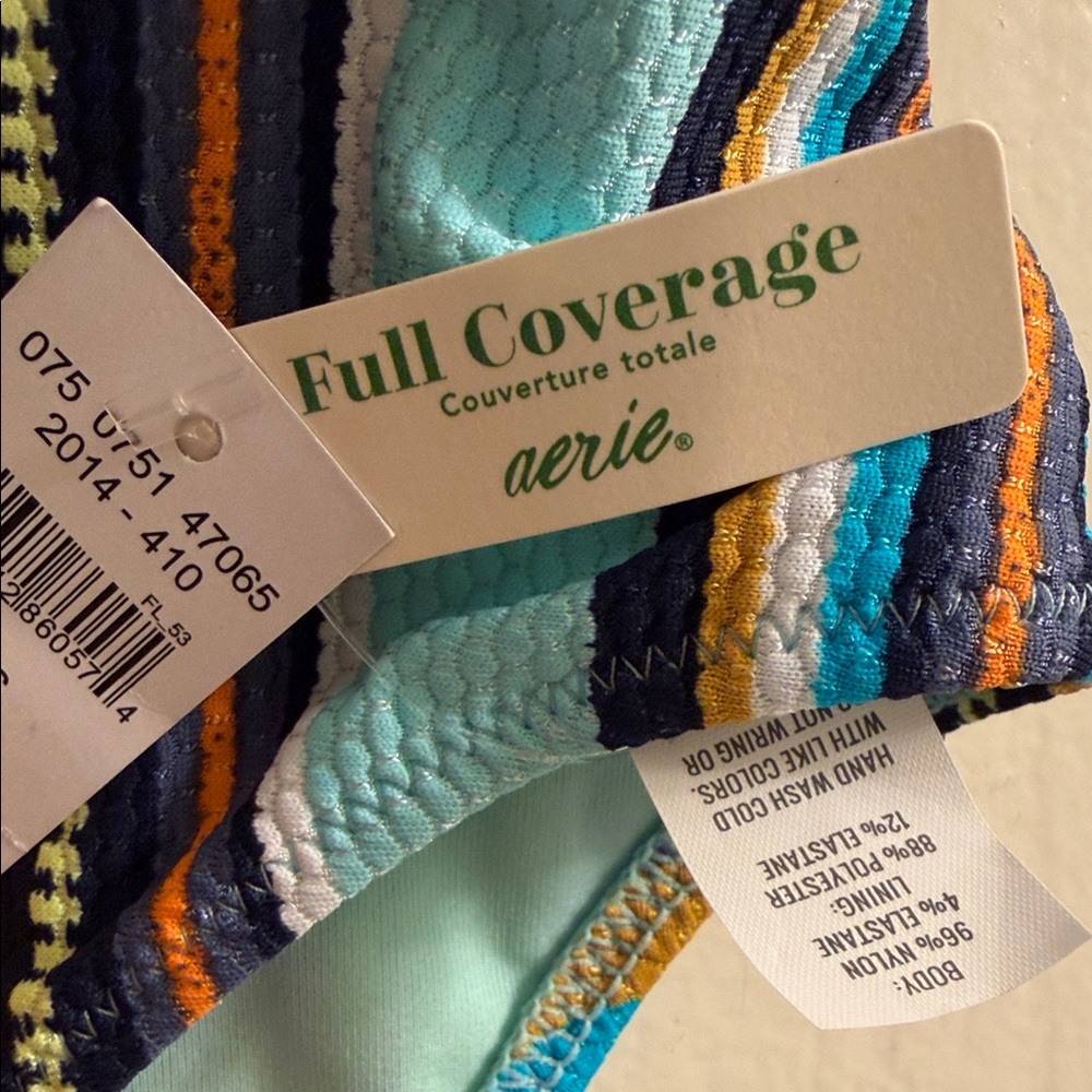 Aerie Multicolor Striped Swimsuit - Picture 2 of 7